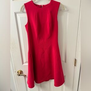KATE SPADE SZ 2 SLEEVELESS DRESS A LINE SKATER STYLE BACK ZIP EUC